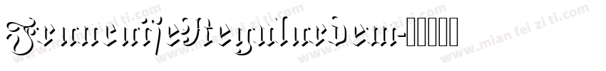 FrancaiseRegulardem字体转换