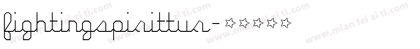 fightingspirittur字体转换