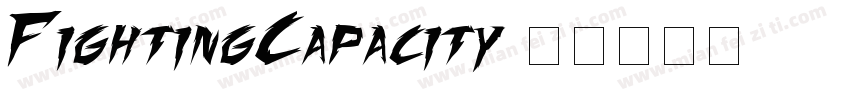 FightingCapacity字体转换