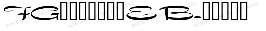 FG創英プレゼンスEB字体转换
