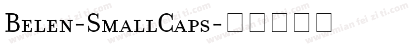 Belen-SmallCaps字体转换