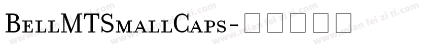 BellMTSmallCaps字体转换