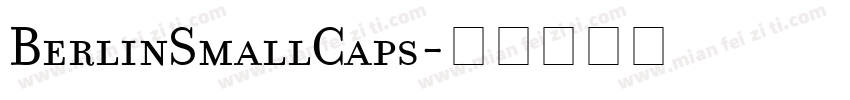 BerlinSmallCaps字体转换