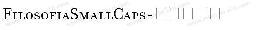 FilosofiaSmallCaps字体转换