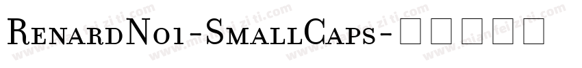 RenardNo1-SmallCaps字体转换