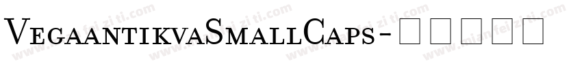 VegaantikvaSmallCaps字体转换