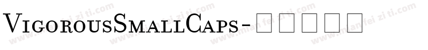 VigorousSmallCaps字体转换