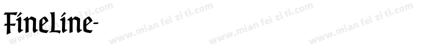 FineLine字体转换