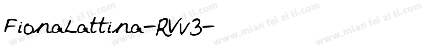 FionaLattina-RVv3字体转换