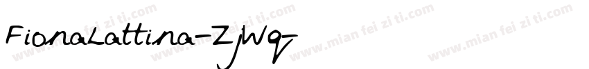 FionaLattina-ZjWq字体转换
