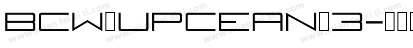 BCW_UPCEAN_3字体转换