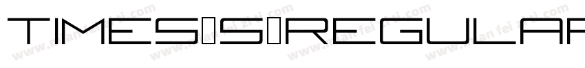 Times_S_Regular字体转换