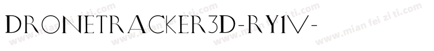 DroneTracker3D-RY1v字体转换