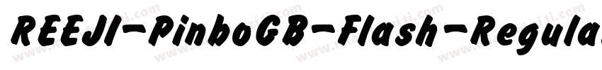 REEJI-PinboGB-Flash-Regular字体转换