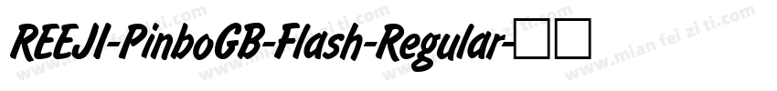 REEJI-PinboGB-Flash-Regular字体转换