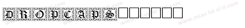 DROPCAPS字体转换