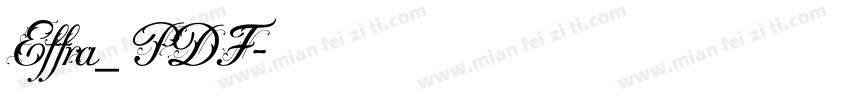 Effra_PDF字体转换