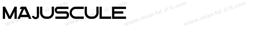 majuscule字体转换