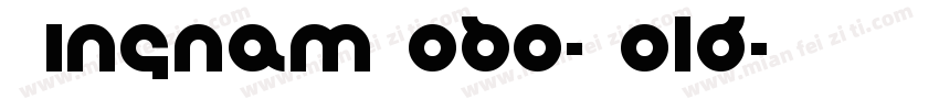 KingnamBobo-Bold字体转换