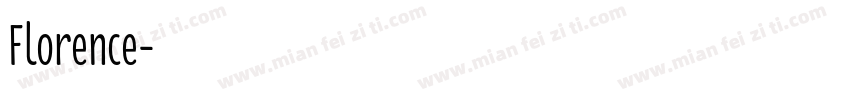 Florence字体转换