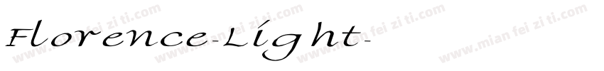 Florence-Light字体转换