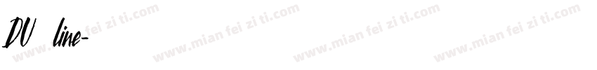 DU币line字体转换