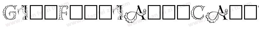 GillFloriatedCapsMT字体转换