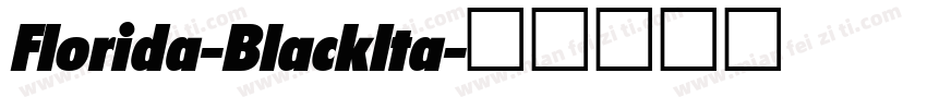 Florida-BlackIta字体转换