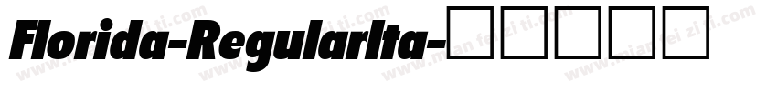 Florida-RegularIta字体转换