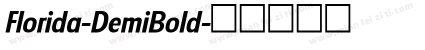 Florida-DemiBold字体转换