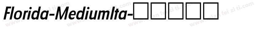 Florida-MediumIta字体转换