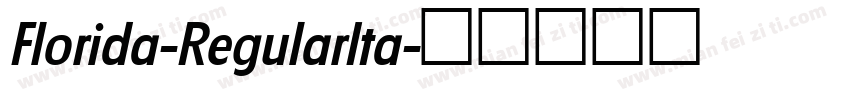 Florida-RegularIta字体转换