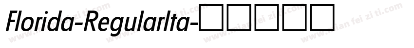 Florida-RegularIta字体转换