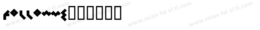 FOLLOWME字体转换