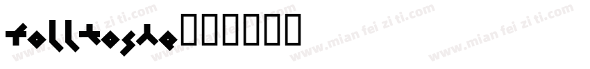 folltoshe字体转换