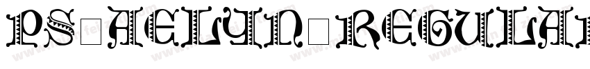 PS-Aelyn-Regular-2字体转换