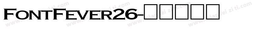 FontFever26字体转换