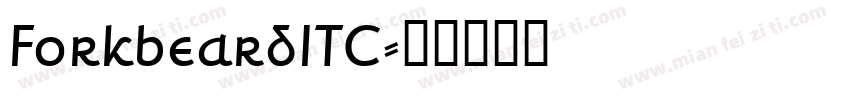 ForkbeardITC字体转换