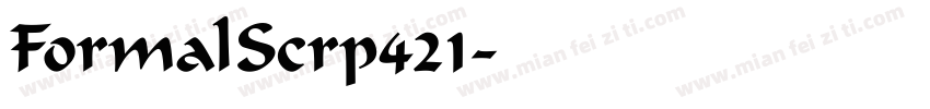 FormalScrp421字体转换