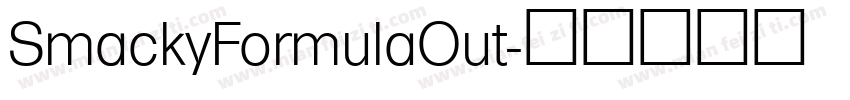 SmackyFormulaOut字体转换