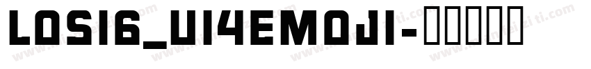lOS16_U14EMOJi字体转换
