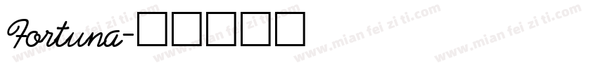Fortuna字体转换