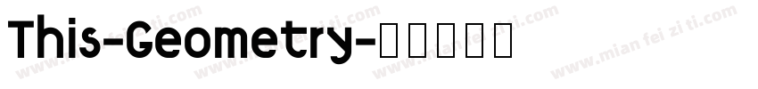 This-Geometry字体转换