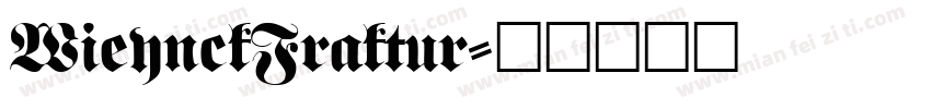 WieynckFraktur字体转换