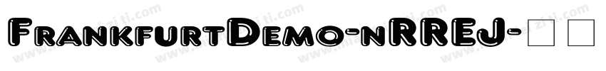 FrankfurtDemo-nRREJ字体转换