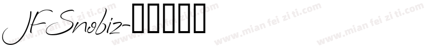 JFSnobiz字体转换
