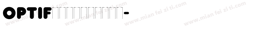 OPTIFrankfurter字体转换