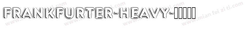 Frankfurter-Heavy字体转换