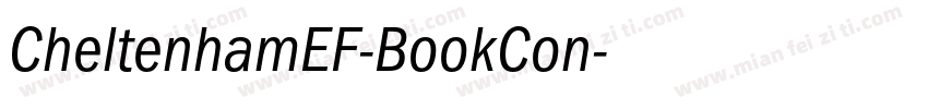 CheltenhamEF-BookCon字体转换