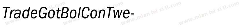 TradeGotBolConTwe字体转换